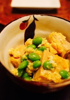 高野豆腐の卵とじ-レシピのメイン写真