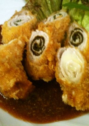 ★観ても楽しい豚ロース彩り巻き★-レシピのメイン写真