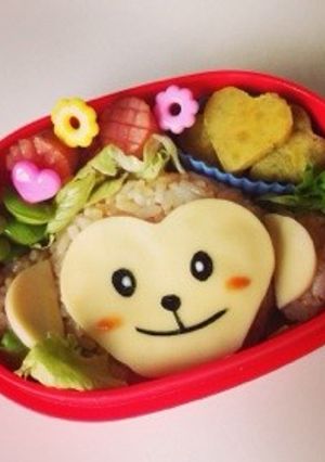 アイアイ♪お猿さん弁当-レシピのメイン写真