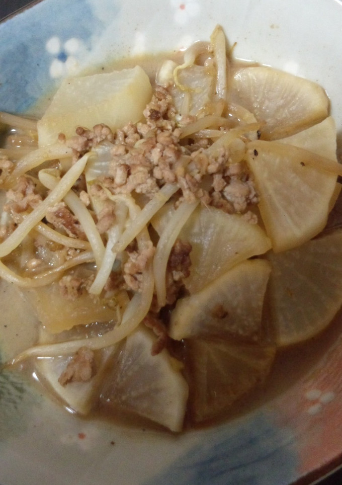 ☆大根と豚挽き肉の煮物☆-レシピのメイン写真