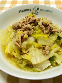 ★超簡単!!*豚肉と白菜の煮物*で~す♪-レシピのメイン写真