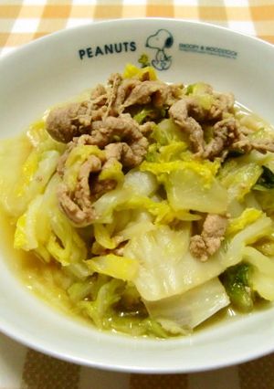 ★超簡単!!＊豚肉と白菜の煮物＊で～す♪-レシピのメイン写真