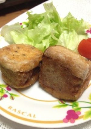 がんもどきの肉詰め-レシピのメイン写真
