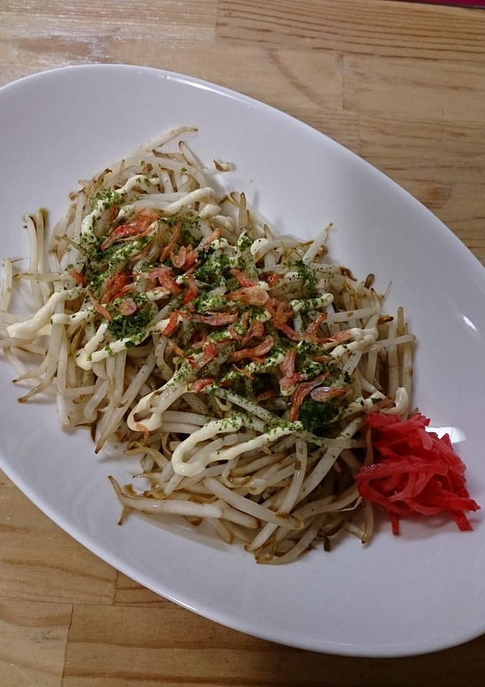 節約おつまみ♪焼きそば味のモヤシ♪-レシピのメイン写真