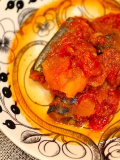 骨までやわらか〜!サンマのトマト煮-レシピのメイン写真