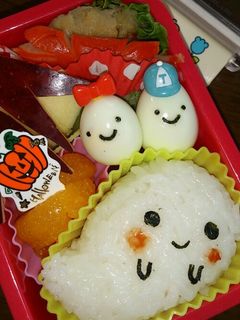キャラ弁ハロウィンおばけ-レシピのメイン写真