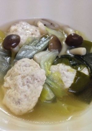 鶏団子スープ-レシピのメイン写真