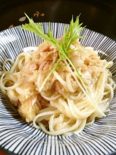 具材2つだけ!ツナと大根おろしそうめん♪-レシピのメイン写真