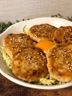 ふわシャキ!れんこんつくね丼-レシピのメイン写真