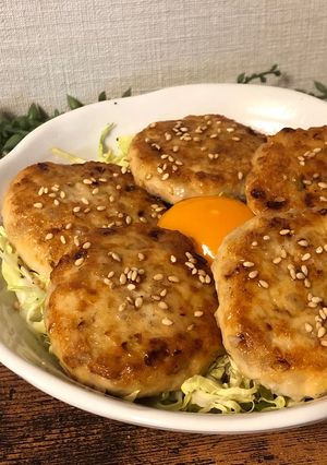 ふわシャキ!れんこんつくね丼-レシピのメイン写真