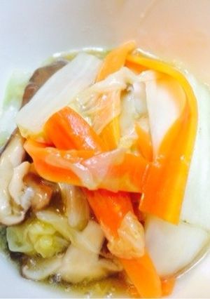 秋野菜の甘酢餡掛け-レシピのメイン写真