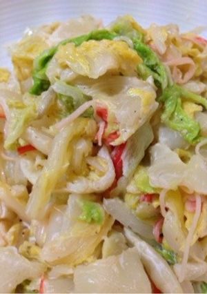 箸が止まらない！白菜の麺つゆマヨサラダ☆-レシピのメイン写真