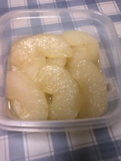 簡単!梨のコンポート-レシピのメイン写真