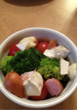 ココットで温野菜チーズ-レシピのメイン写真