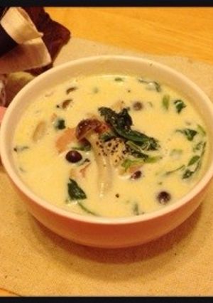 簡単☆話題のコク旨美肌豆乳スープ-レシピのメイン写真