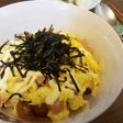ふわふわ卵と甘辛玉ねぎの韓国スパムマヨ丼