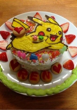 ピカチュウケーキ-レシピのメイン写真