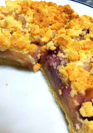 モモとベリーのクランブルタルト-レシピのメイン写真
