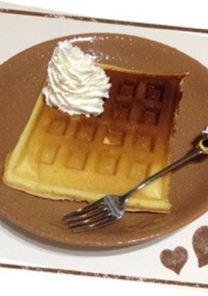 ワッフルメーカーで♪簡単ワッフル♥︎-レシピのメイン写真