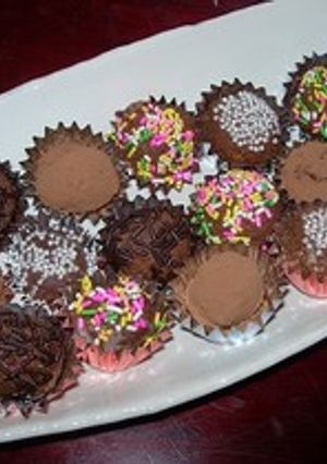 豆腐で作るローカロリートリュフ-レシピのメイン写真