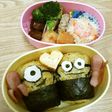 キャラ弁★ミニオンのおにぎり★のりたま味