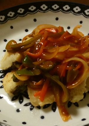 ケチャップ味なの♪鱈のあんかけ-レシピのメイン写真