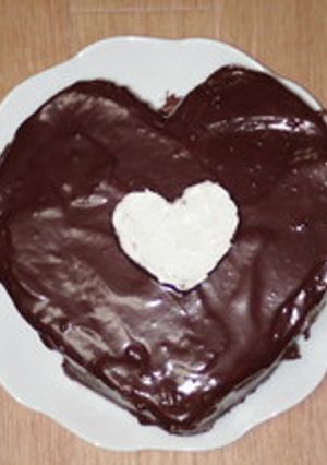 ハートのチョコレートケーキ-レシピのメイン写真
