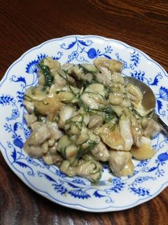 鶏むね肉のさっぱり青じそレモン炒め-レシピのメイン写真