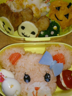 秋の遠足弁 アイカツ!エンジェリィベア-レシピのメイン写真