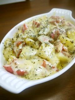 ホクホクじゃが芋のとろ~りバジルチーズ♪-レシピのメイン写真