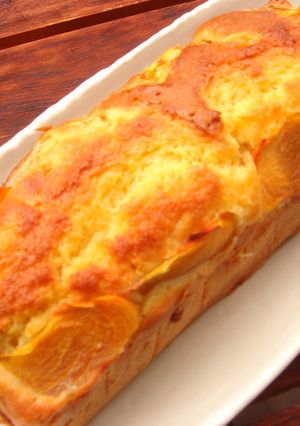ホットケーキミックスde柿のケーキ-レシピのメイン写真