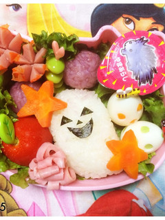 ハロウィン*キャラ弁♪簡単ミッキーおばけ-レシピのメイン写真