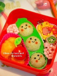 ✿お豆ちゃんおにぎり✿-レシピのメイン写真