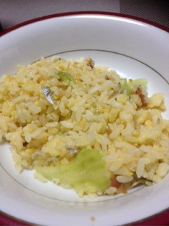 簡単♪レタスとじゃこの梅風味チャーハン-レシピのメイン写真