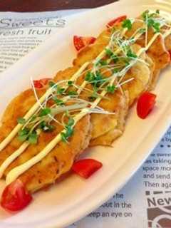 刺身のツマとツナのお焼き♪-レシピのメイン写真