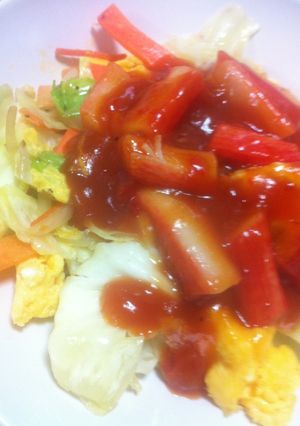 フライパン1つで！ご飯がすすむカニチリ♪-レシピのメイン写真