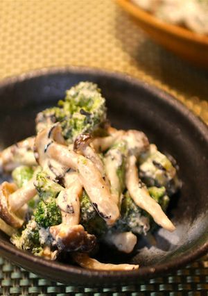 ブロッコリーとしめじのひじき胡麻マヨ和え-レシピのメイン写真