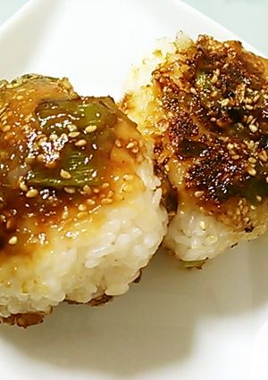 トースターで♪白ごま葱味噌焼きおにぎり-レシピのメイン写真