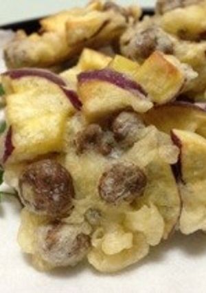 むかご＆さつまいものコロコロ揚げ-レシピのメイン写真