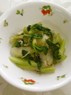 セロリとじゃこのごま炒め-レシピのメイン写真