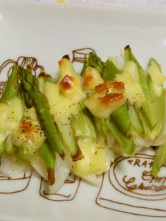 アスパラのチーズ焼き-レシピのメイン写真