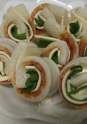 ちくわと大葉とチーズでくるくる巻き-レシピのメイン写真