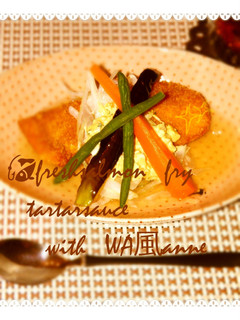 フレッシュサーモンフライ*タル②和風あん-レシピのメイン写真