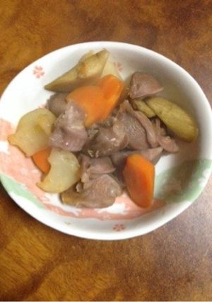 簡単!おいしい砂肝の煮物-レシピのメイン写真