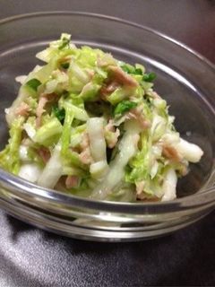 シャキシャキ☆白菜とツナの和え物-レシピのメイン写真