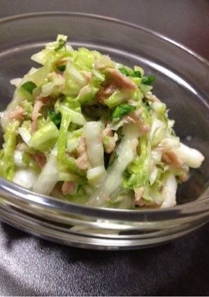 シャキシャキ☆白菜とツナの和え物-レシピのメイン写真