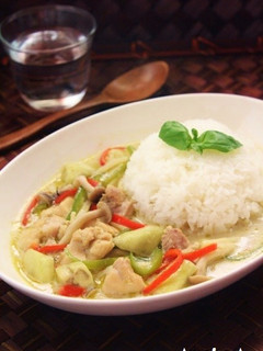 簡単☆濃厚グリーンカレー(タイカレー)-レシピのメイン写真