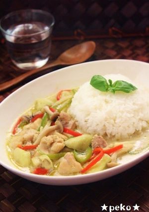 簡単☆濃厚グリーンカレー（タイカレー）-レシピのメイン写真
