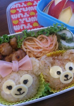 キャラ弁ダッフィー＆シェリーメイ-レシピのメイン写真