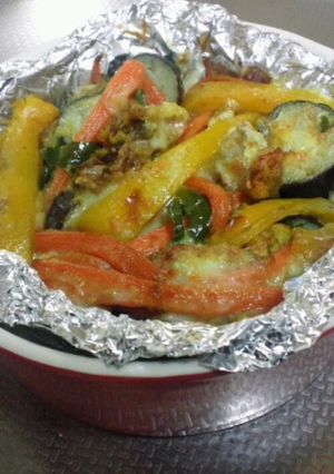 野菜とタイのカレーオーブン焼き-レシピのメイン写真